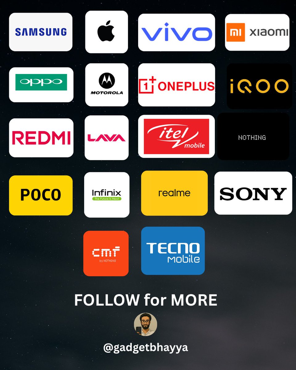 gadget_bhayya_0's tweet image. 📱 What phone brand are you using right now?
👉 Samsung? Apple? Xiaomi? Realme?..... 👀
Drop your brand below…👇 

#AndroidVsIOS #iPhone17 #SamsungS25