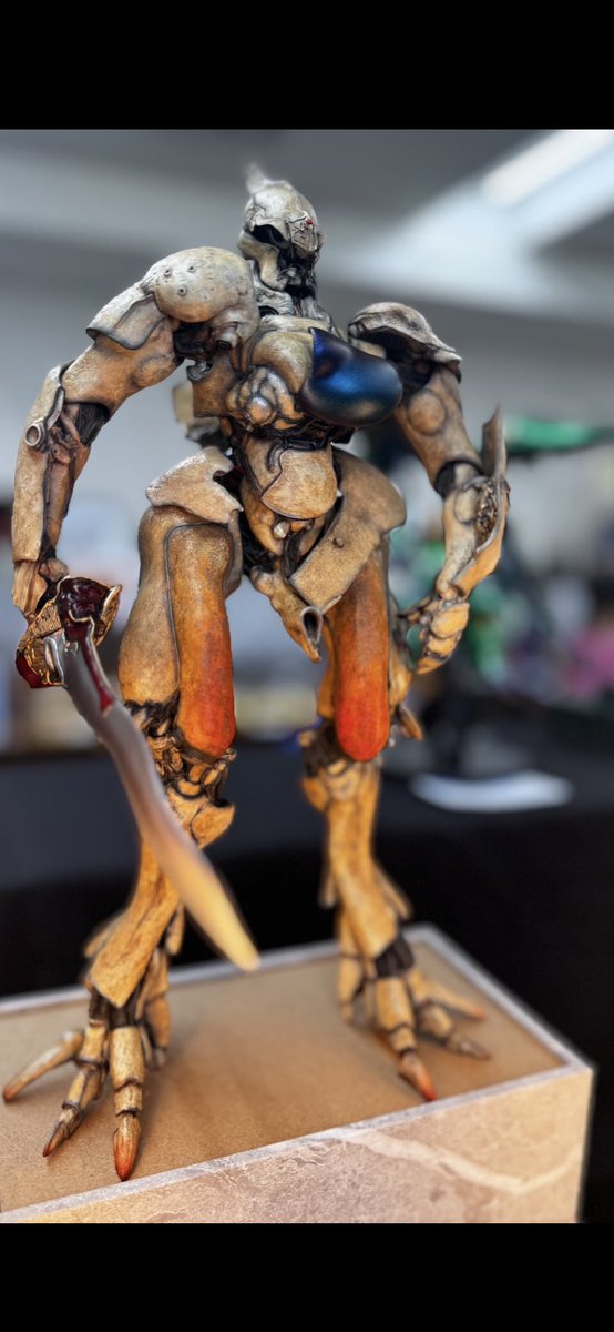 model763's tweet image. 展示会にて^_^

塗装については
エレファスゾウカブドがモチーフ