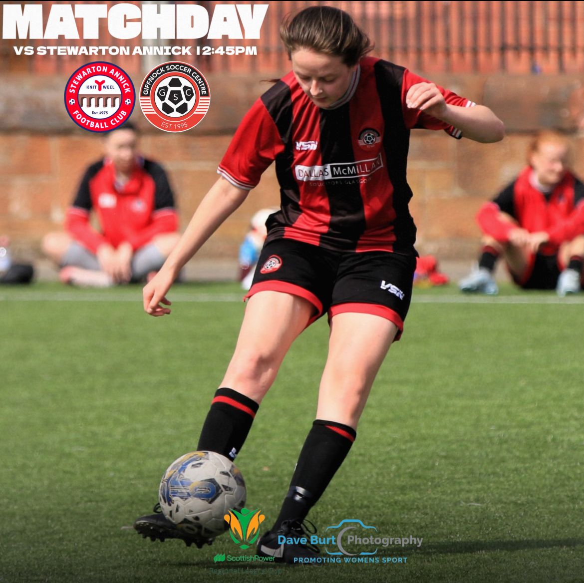 🔴⚫ MATCHDAY! 

It's matchday on the road as we face <a href="/stewartonannic1/">Stewarton Annick Girls FC</a> 💪🏻

#GSCWomen
