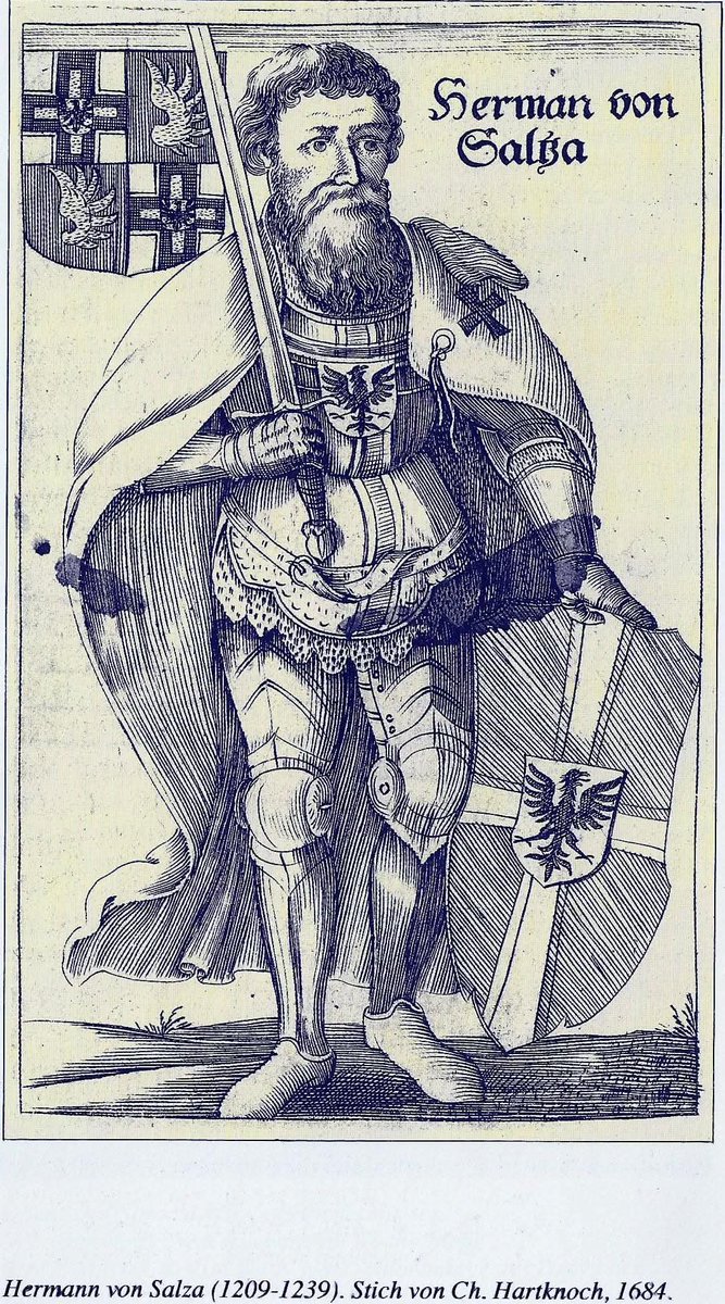 Viele Deutschordensritter stammten aus niederem Adel und sahen in den Kreuzzügen an der Ostsee eine Chance auf sozialen Aufstieg. Höherer Adel schloss sich im Allgemeinen nicht dem Deutschen Orden an. Hermann von Salza stammte selbst aus einem thüringischen Kleinadelgeschlecht.