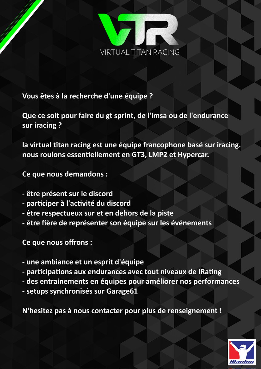 Virtual Titan Racing tweet media