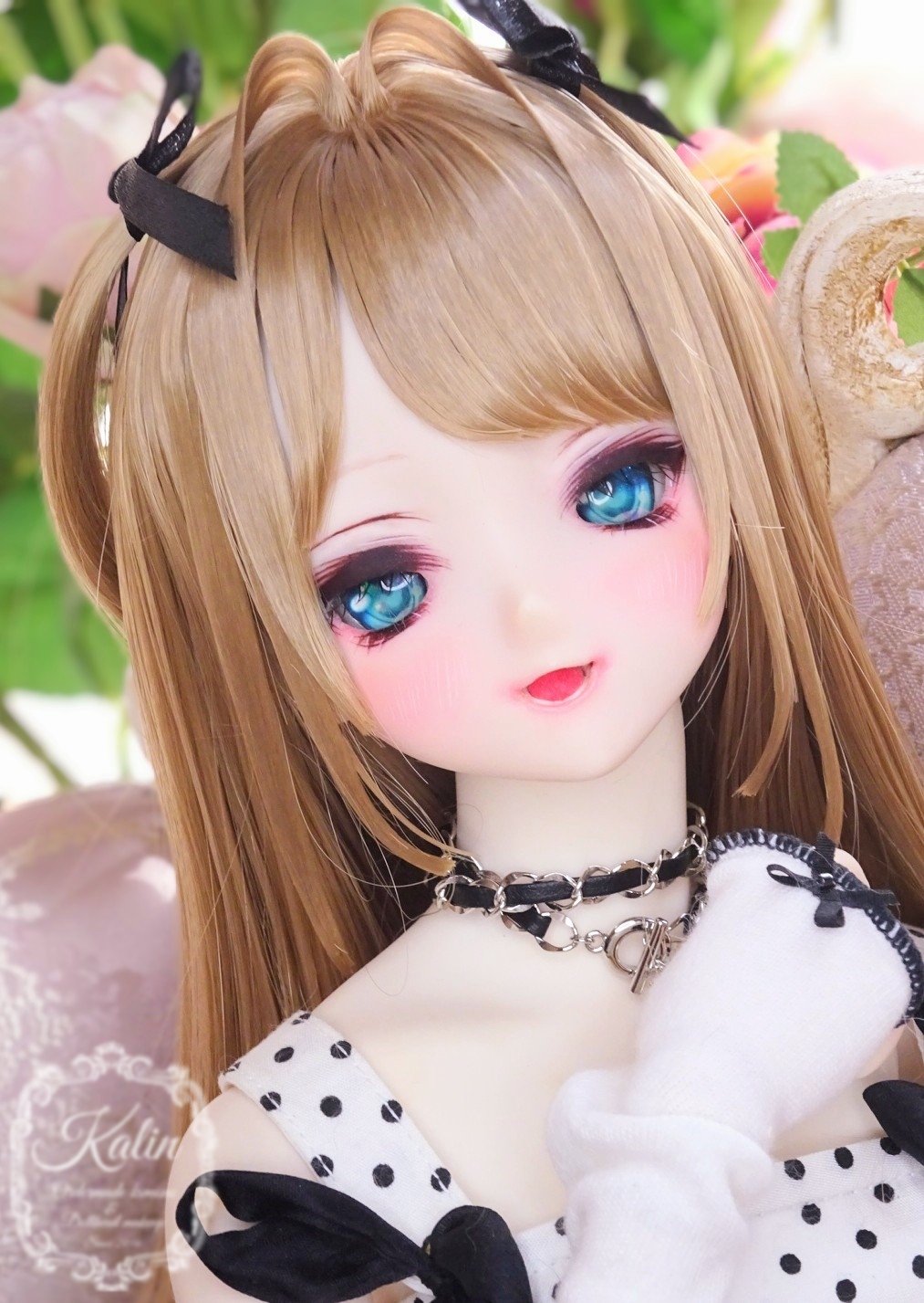 難あり☆ DDH-09 セミホワイト肌 カスタムヘッド ドルフィードリーム