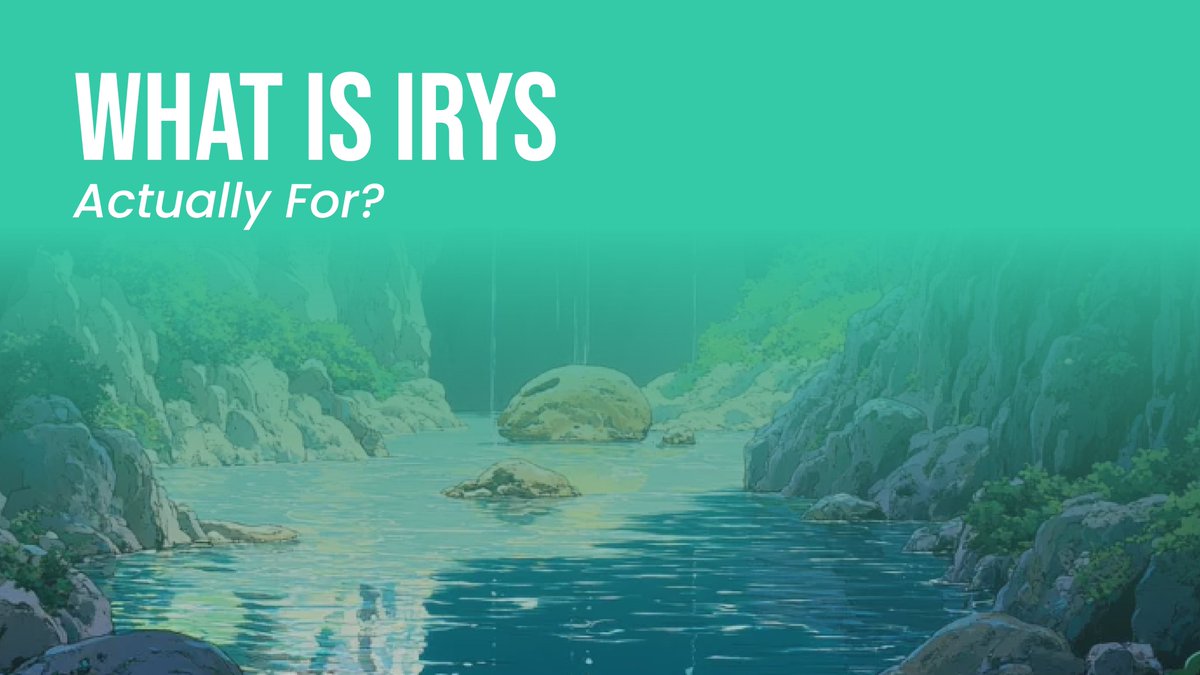Kroniter1's tweet photo. What Is Irys Actually For?
Irys is a datachain. Like any datachain, it solves the basics:
- Storing data securely onchain.
- Offering cheap and efficient storage compared to traditional options.

But here’s where Irys steps beyond a normal datachain ⬇️ https://t.co/achmRct4Cq