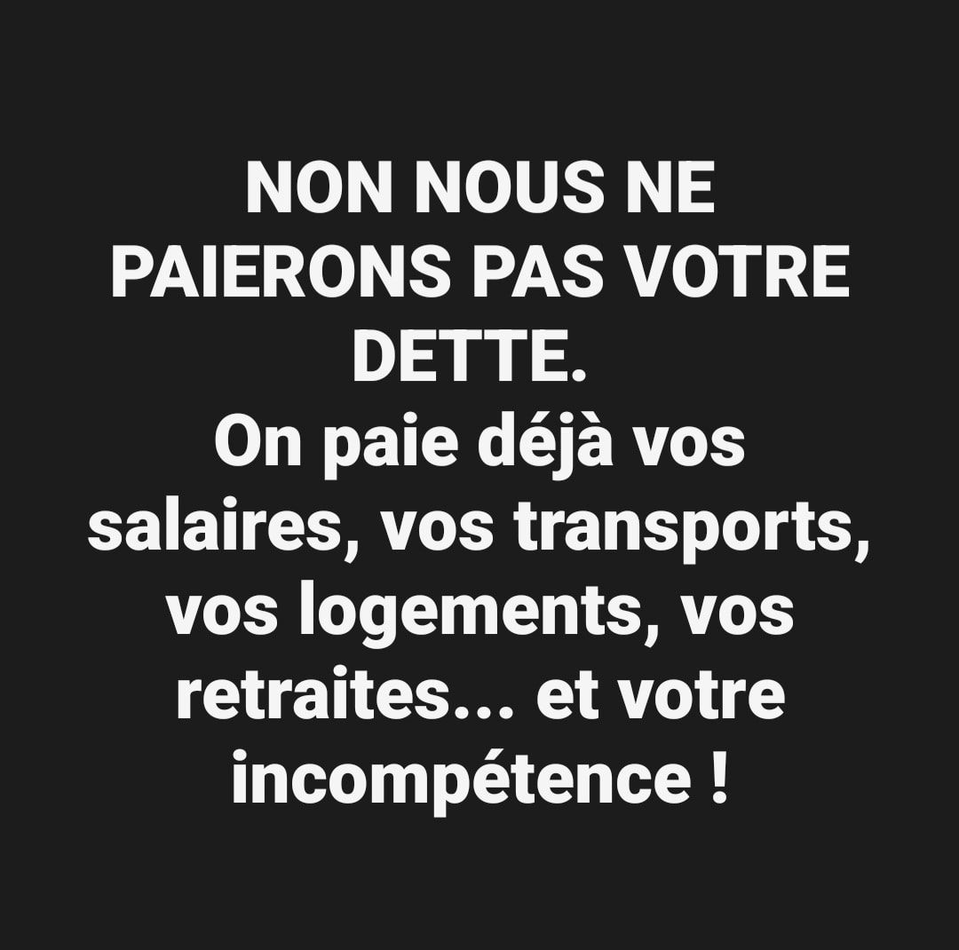 Salut travailleuses, travailleurs. 👋👋👋
