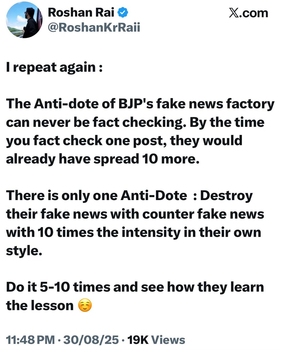 TheFactFindr's tweet image. #How to #DESTROY #BJP #RSS FAKE NEWS FACTORY? 

Not by creating fake News @RoshanKrRaii 

Instead JUST REPEAT the FACTS Day In and Day Out

Since 2014, INDIA has lost 50 MILLION JOBS thanks to @narendramodi by Cancelling Rs50000 CR Annual Incentive and giving that to the Rich