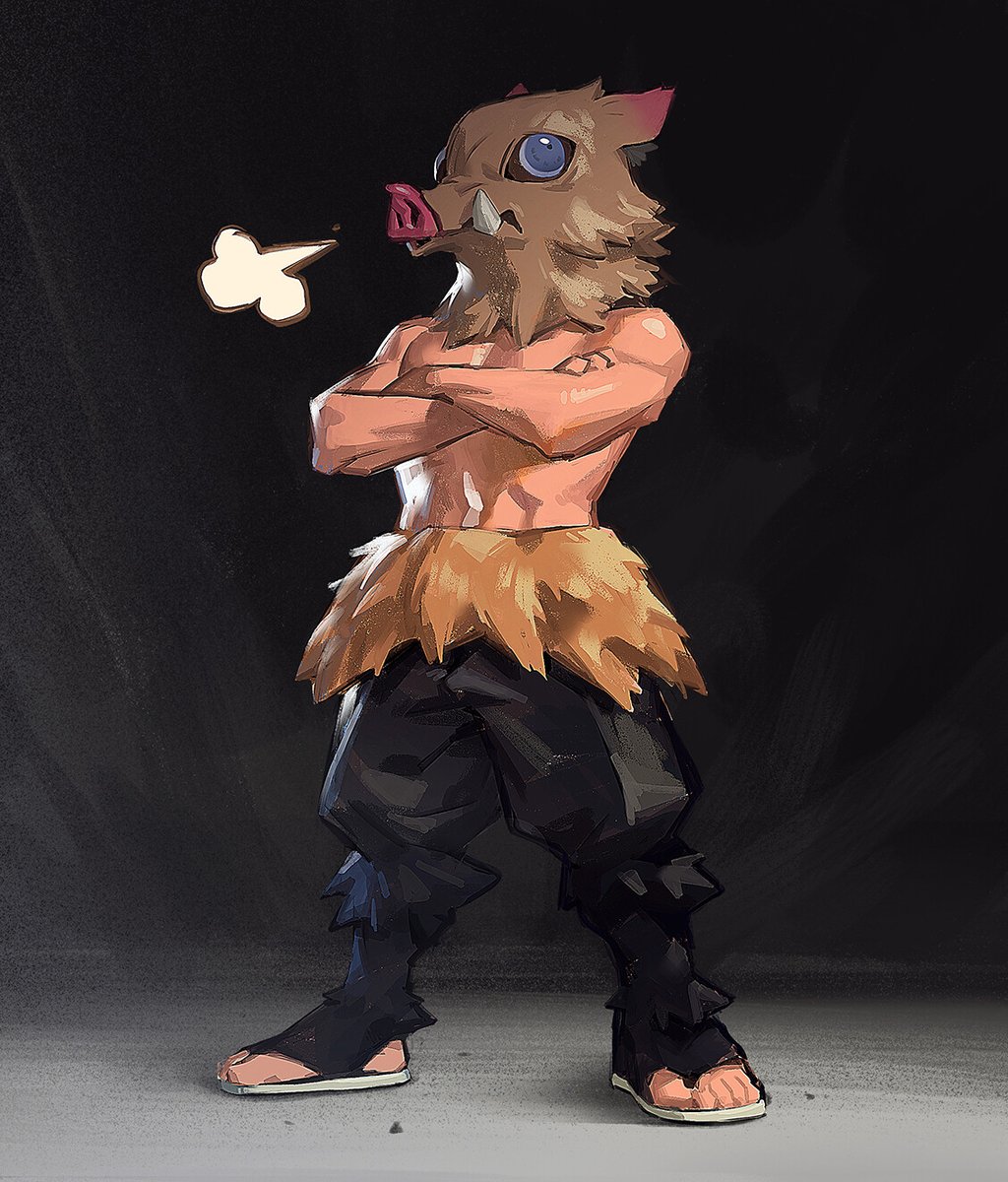 🐷⚔️ I’m planning to watch the new Demon Slayer movie in theaters this September—I’m really looking forward to it! Here’s an Inosuke fan art piece I drew a while back.

Inosuke Hashibira via @artstationhq artstation.com/artwork/B3J8d9 
#DemonSlayer #DemonSlayerInfinityCastle #fanart