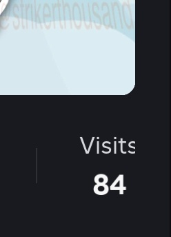84 visits in about two days .... thank you guys :)