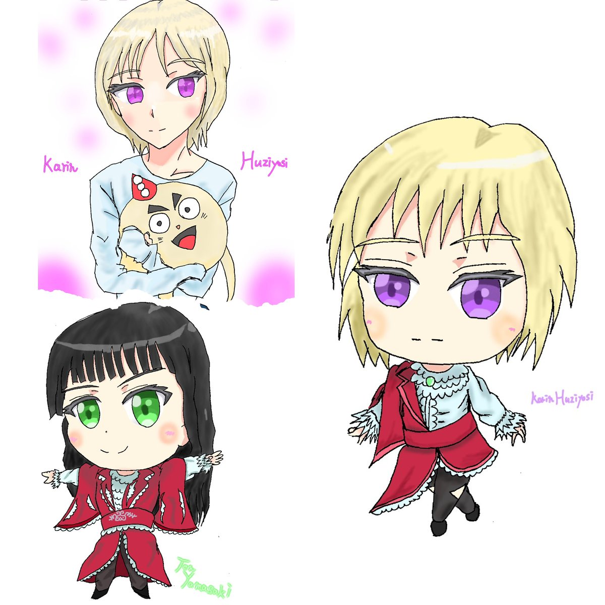 今月は井上梨名ちゃん、夏鈴ちゃん率高め。
(つまりは、いのかりん！！)

#sakurazaka46fanart
#今月描いた絵を晒そう