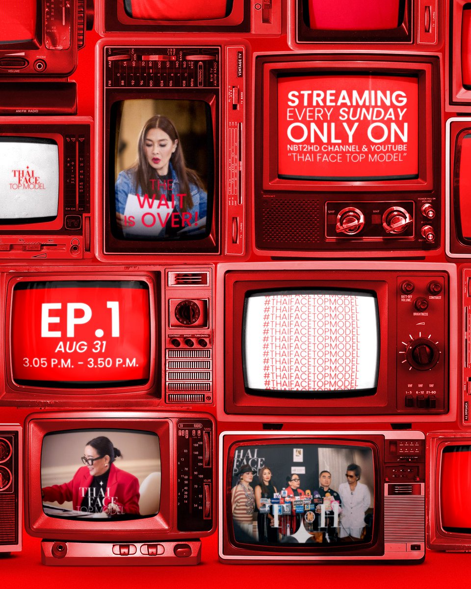 ยํ้าอีกครั้ง Ep.01 อย่าลืมติด #ThaiFaceTopModel 
.
รับชมพร้อมกันวันนี้เวลา 15.05–15.50 น. ผ่านทางช่อง NBT2HD และ YouTube: Thai Face Top Model
.
#ThaiFaceTopModel #TFMACADEMY #THACCA  #SCPARKHOTEL #Musebymetinee #88HUB #INA #ALLCOCO #C2 #MTI