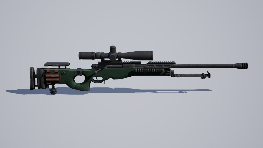 PlayerIGN's tweet photo. added the AWM sniper!
(10x scope, muzzle brake, bipod, range-finder, and there's also a small pouch on the back)
#ProjectGlade
#PLAYERIGNSBATTLEGROUNDS https://t.co/7jN96Wzuvi