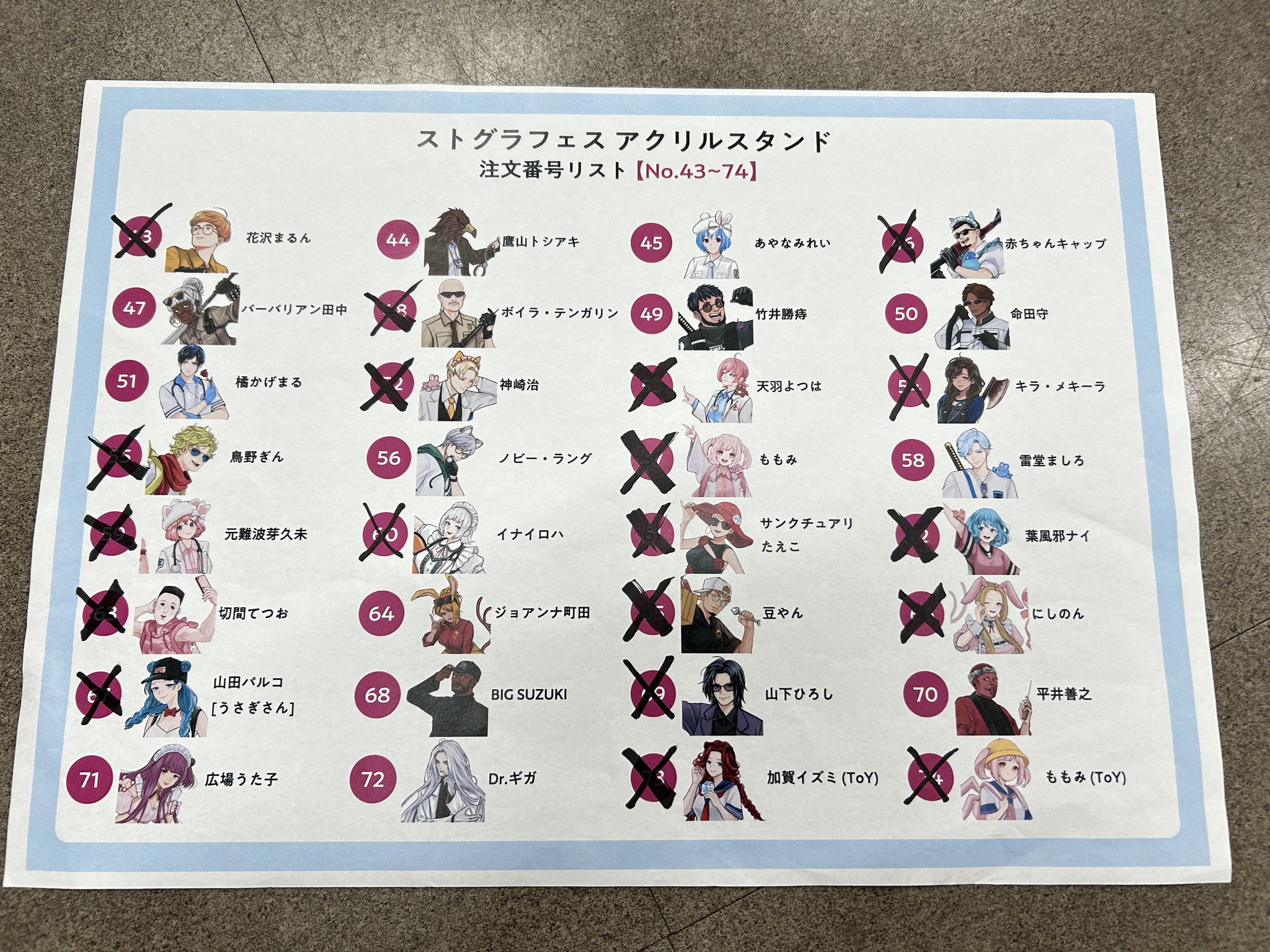 KAMIJO過去グッズまとめ 桃源暗鬼』 しゅんかっと アクリルスタンド 淀川真澄 グッズ