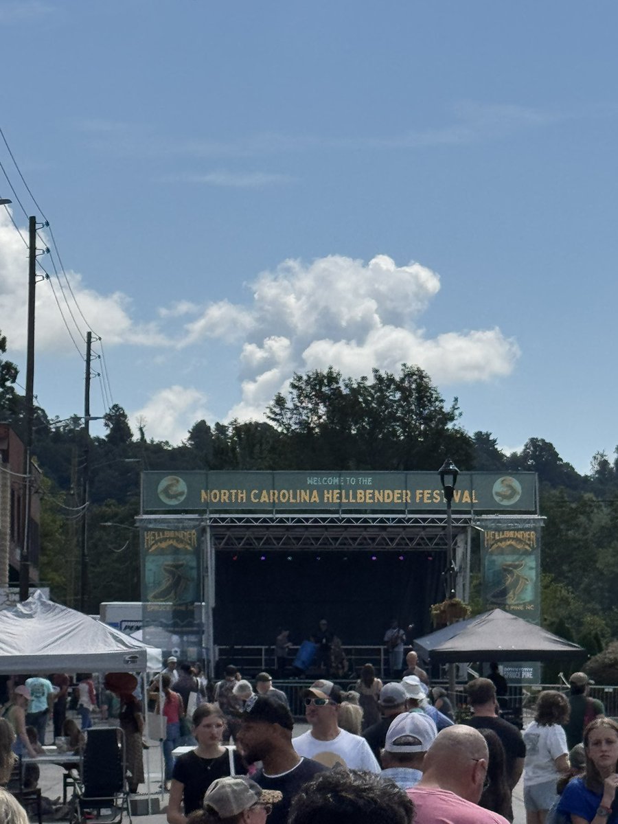First annual Hellbender Festival in Spruce Pine was a roaring success.