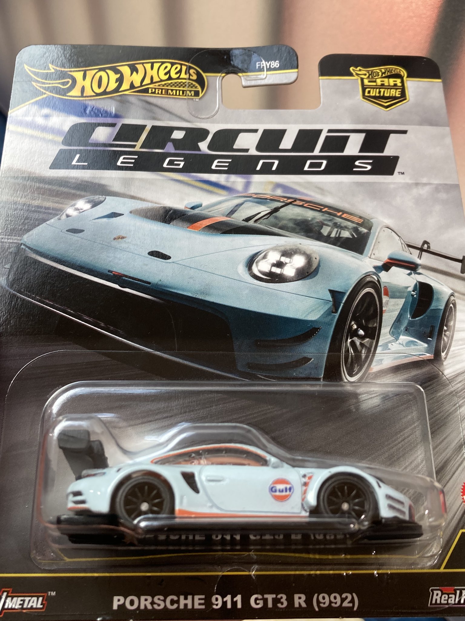 ホットウィール ポルシェ911 GT3 R (992)ガルフ 10台 Porsche 911 GT3 R 992 GULF * 2025 Hot Wheels Car Culture