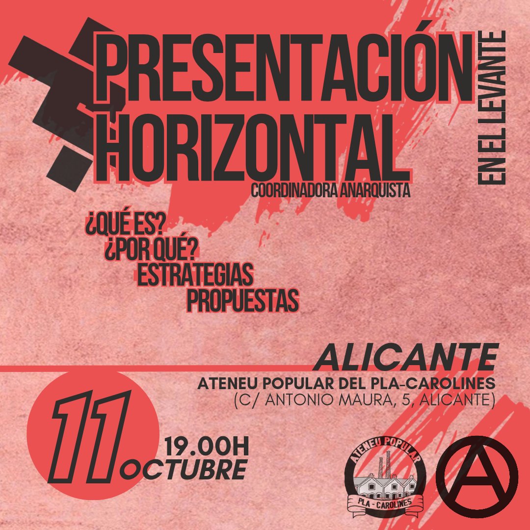 Horizontal. Coordinadora Anarquista tweet media