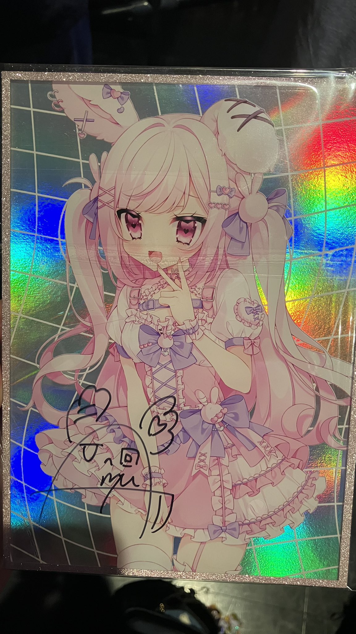 兎彷魂あみゅ　イラストカード　サイン 兎彷魂あみゅ – nui plus