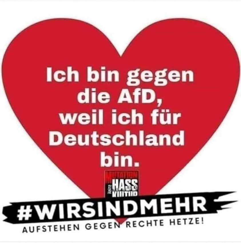 #wirsindmehr #noafd