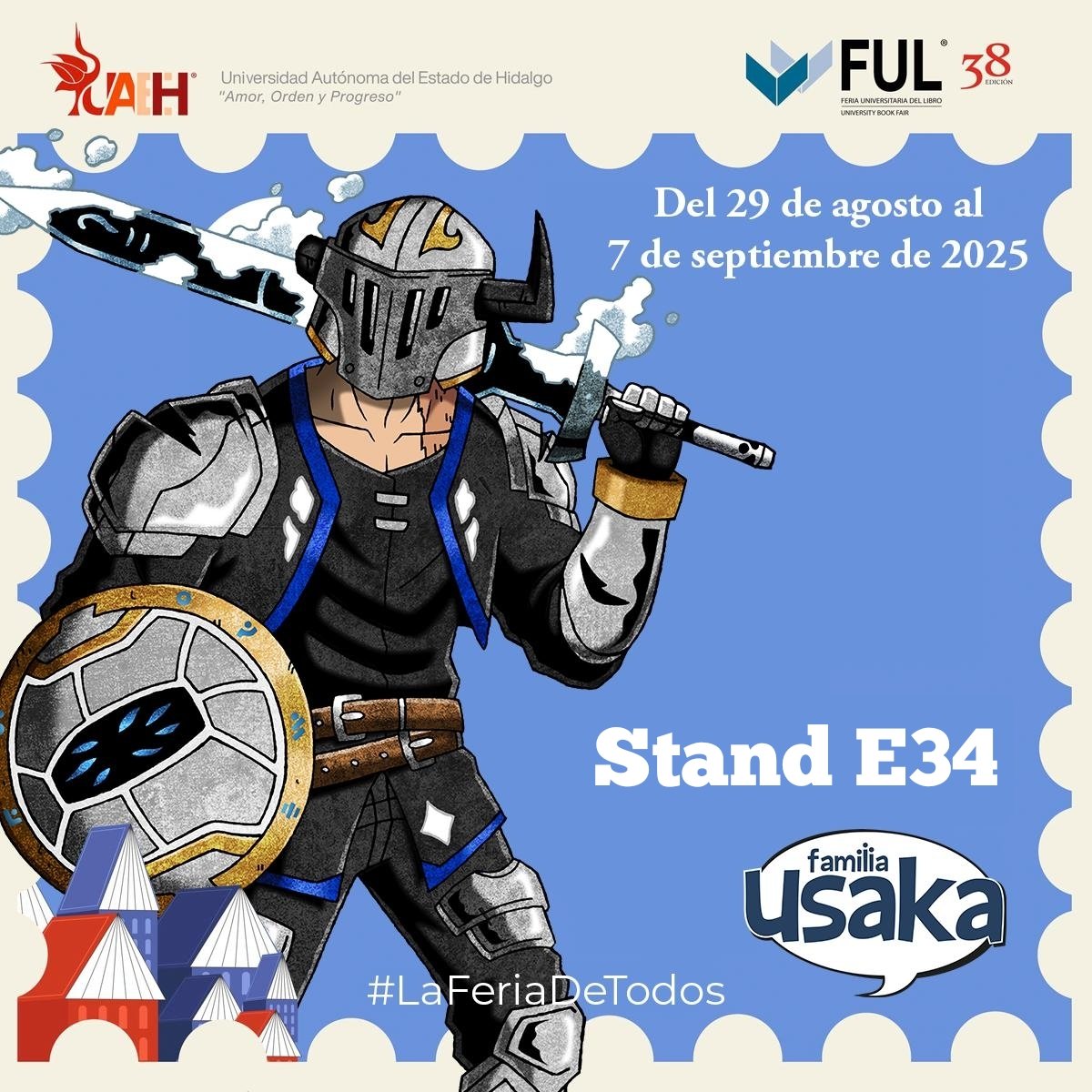 Gente linda de Pachuca! 

¿Ya visitaron nuestro stand en la <a href="/FUL_mx/">FUL</a>? 

Nos encuentran en el stand E34 😀. Estaremos hasta el 7 de septiembre. 

Los esperamos! 

Lee independiente, lee autogestión 🐙.