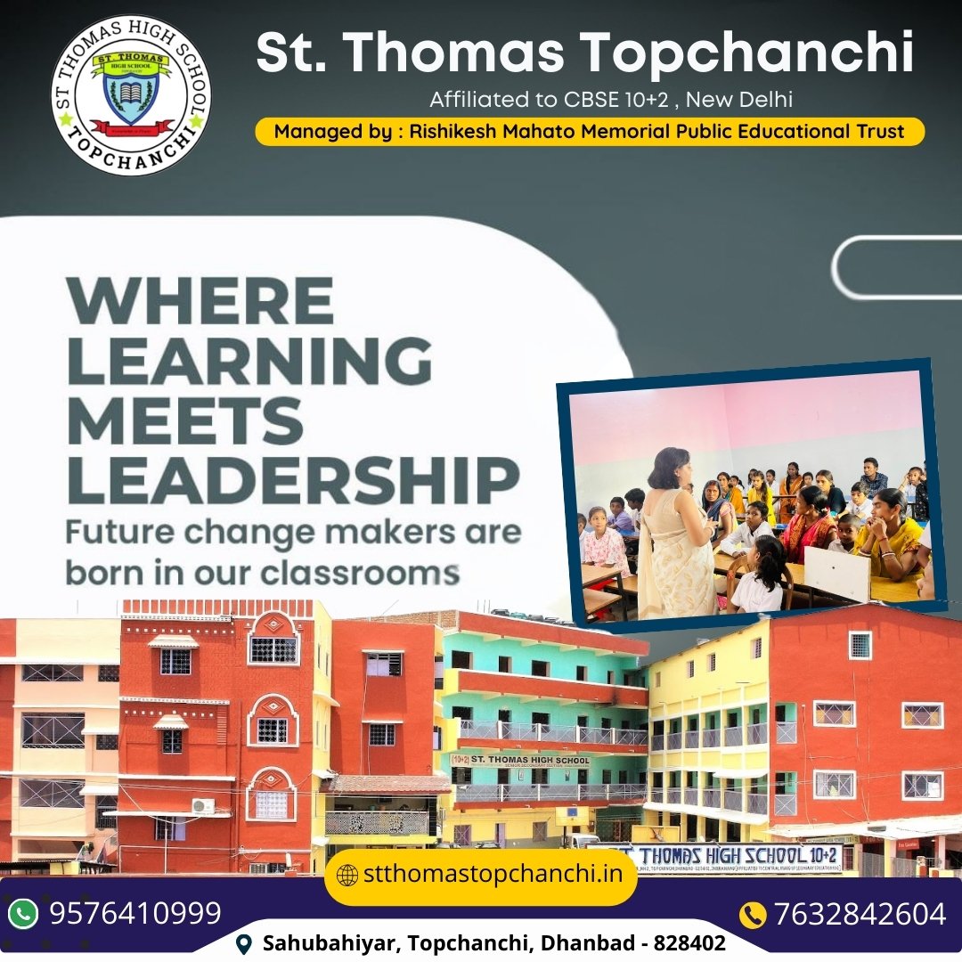 sthstopnew's tweet image. ✨ Where Learning Meets Leadership! ✨
Future change makers are nurtured every day at St. Thomas High School, Topchanchi.

 #LearningWithExcellence #DhanbadSchools #EducationForAll #SchoolAdmissions #Topchanchi #TransformingEducation