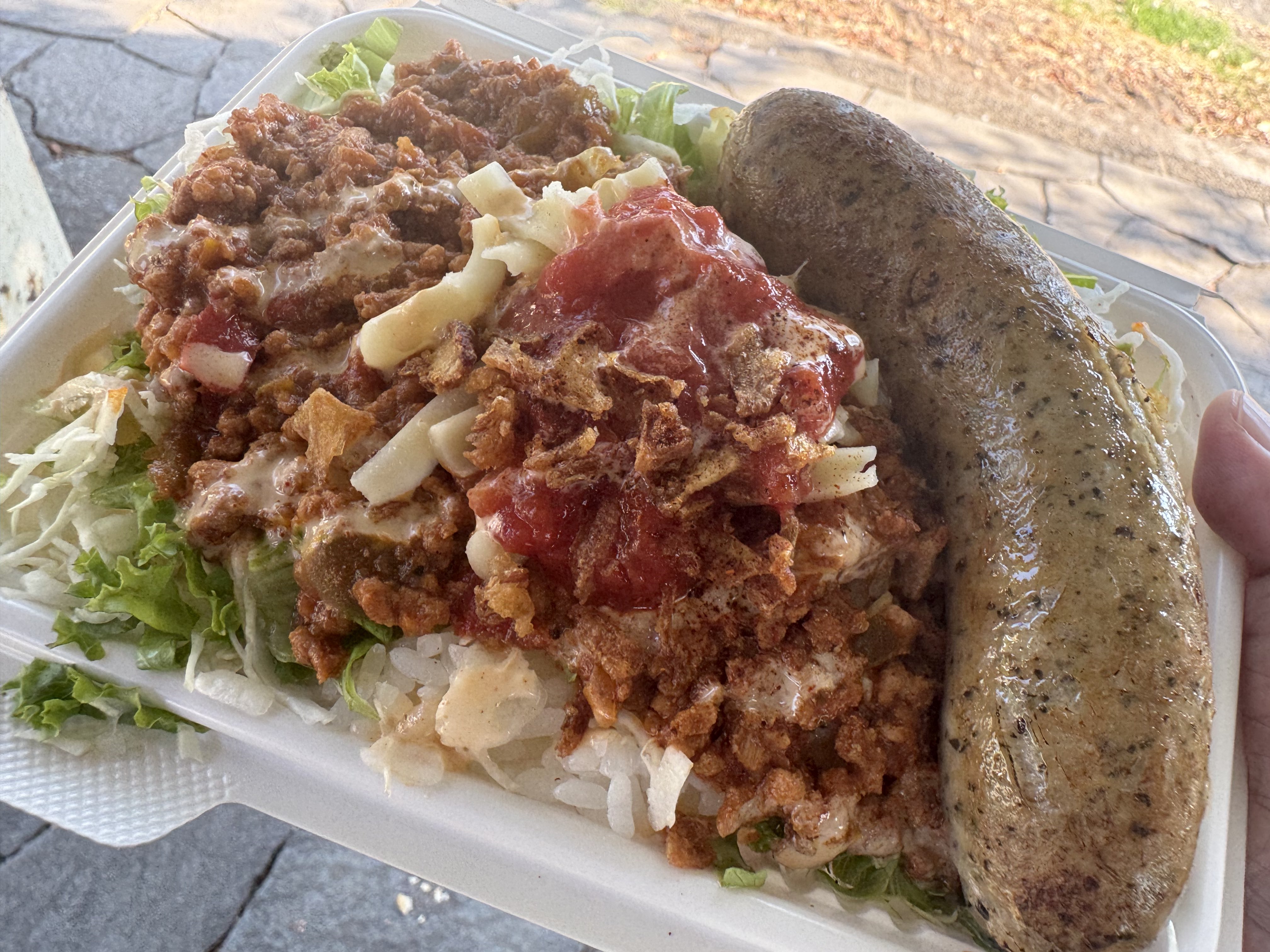 半ライス大盛り OBENTO tanakaseinikuten✖️ceylon | ・ OBENTO 【長丘店】menu