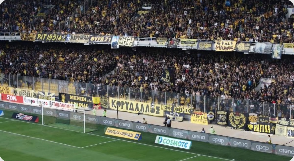 Επειδή έχουμε ξεχαστεί με τα ευρωπαϊκά και τα μεταγραφικά, πρέπει να θυμηθούμε ότι σήμερα έχουμε ένα σημαντικότατο ματς πρωταθλήματος και χρέος μας είναι να είμαστε ΟΛΟΙ γήπεδο ώστε να κλείσει όμορφα αυτό το γεμάτο καλοκαίρι! ΟΛΟΙ ΝΦ!
ΥΓ. ΑΕΚΑΡΑ ΓΕΡΑ ΠΡΩΤΑΘΛΗΜΑ ΞΑΝΑ!
#aek #aekfc