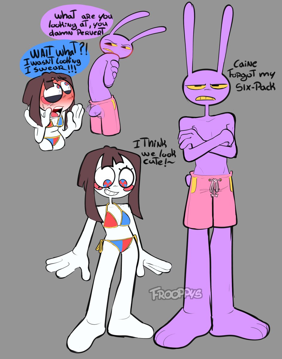 Don't make me draw a beach pls
#TADC #funnybunny #JaxxPomni