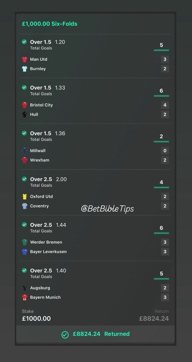 OMG I’VE JUST WON £8,824 🤩🔥

TO CELEBRATE I’LL #GIVEAWAY £500 TO 3 PEOPLE WHO LIKE &amp; SHARE THIS POST!💷

MUST BE FOLLOWING <a href="/BetBibleTips/">Bet Bible</a> 

WHAT A DAY!❤️

#cashgiveaway #sports #football #tipster #gamblingx #giveaways