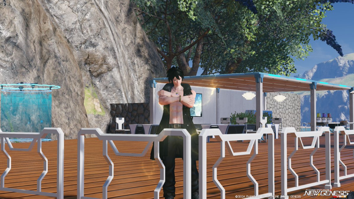 ATM77Unleashed's tweet image. #PSO2NGS #PSO2NGS_SS︎ Relaxing but also thinking what going to happen next.