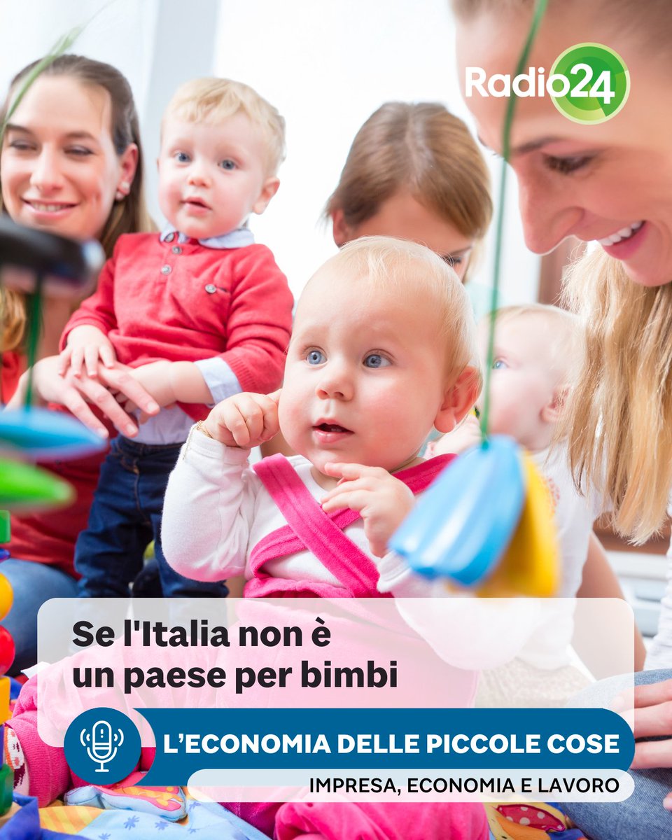 Radio24_news's tweet image. 🇮🇹 La bassa natalità in Italia e le culle sempre più vuote: quali conseguenze sull'invecchiamento della popolazione? Guardiamo avanti, con un protagonista in più, il Fattore IA
.
Clicca qui ▶️ tinyurl.com/3eyeztna
.
#Natalita #CulleVuote #Invecchiamento #Economia #FattoreIA