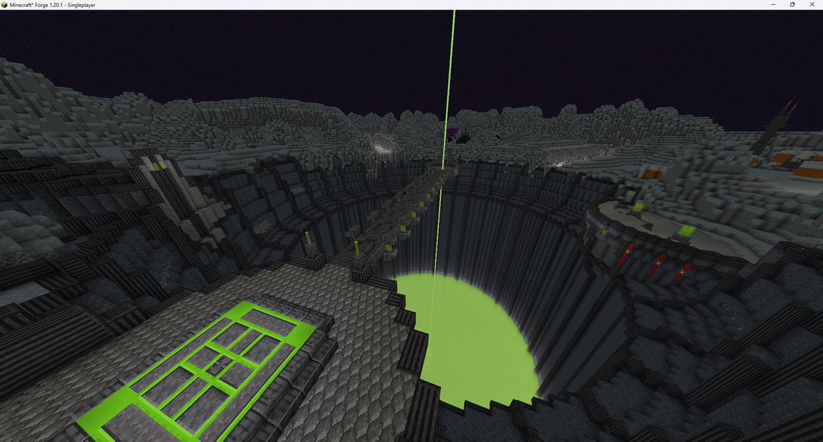 TCardcast's tweet image. Curveball!

#Minecraft Crota’s End WIP photos!

I am basing it more on the #Destiny version and less on the #Destiny2 version.

Though I plan to include aspects of both.

It is so far fully functional, and I plan for the whole thing to be functional.

Stills photos soon.
