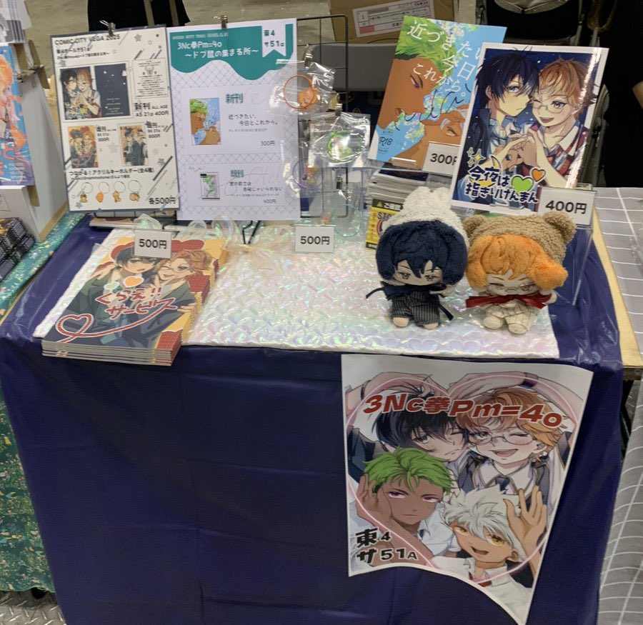 禁プリありがとうございました！！
新刊をお手に取ってくださった方、差し入れをくださった方、素敵な本を販売してくださった方、みんな感謝です。また来るからなーっ！！！
終わったけどポスター嬉しかったから設営あげちゃう♡