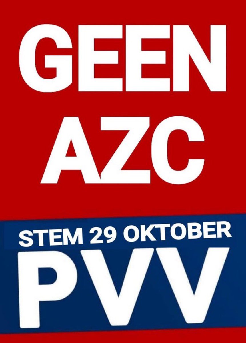 Goedemorgen Nederland!

Tijd om op te staan!

Genoeg is genoeg!

Geen AZC’s meer!

Nederland weer van ons!

#PVV #StemPVV
