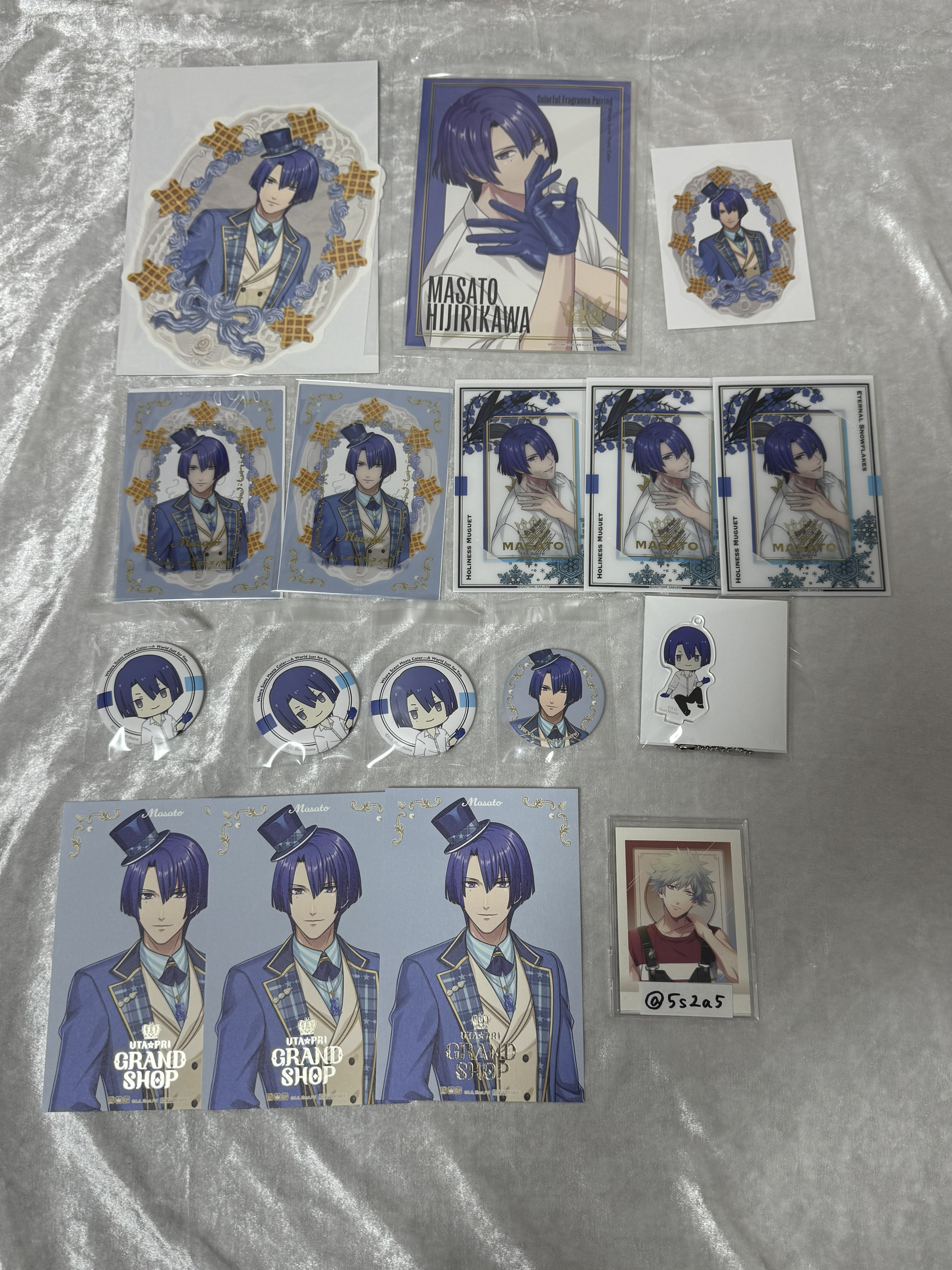 うたプリ　グラショ　真斗　セット　アクキー　アクスタ　缶バッジ　ビジュカ うたプリ グランドショップ CCL 真斗 - メルカリ