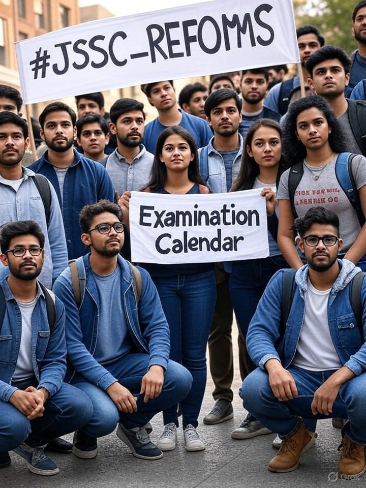We Want Examination Calendar 

#JSSC_REFORMS
<a href="/HemantSorenJMM/">Hemant Soren</a> <a href="/JairamTiger/">Tiger jairam mahto - inquilabi</a>  <a href="/JharkhandCMO/">Office of Chief Minister, Jharkhand</a>