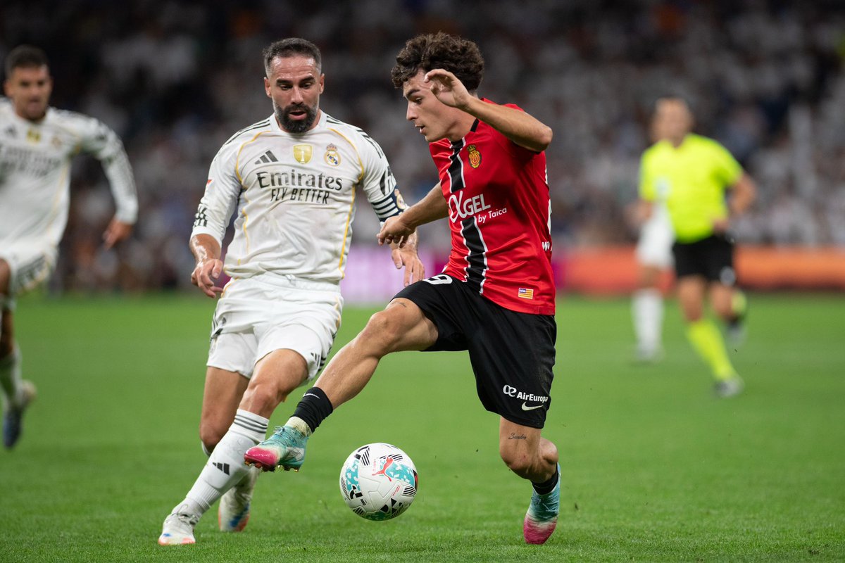 Jan Virgili debuta amb el Mallorca i a Primera Divisió ❤️🖤