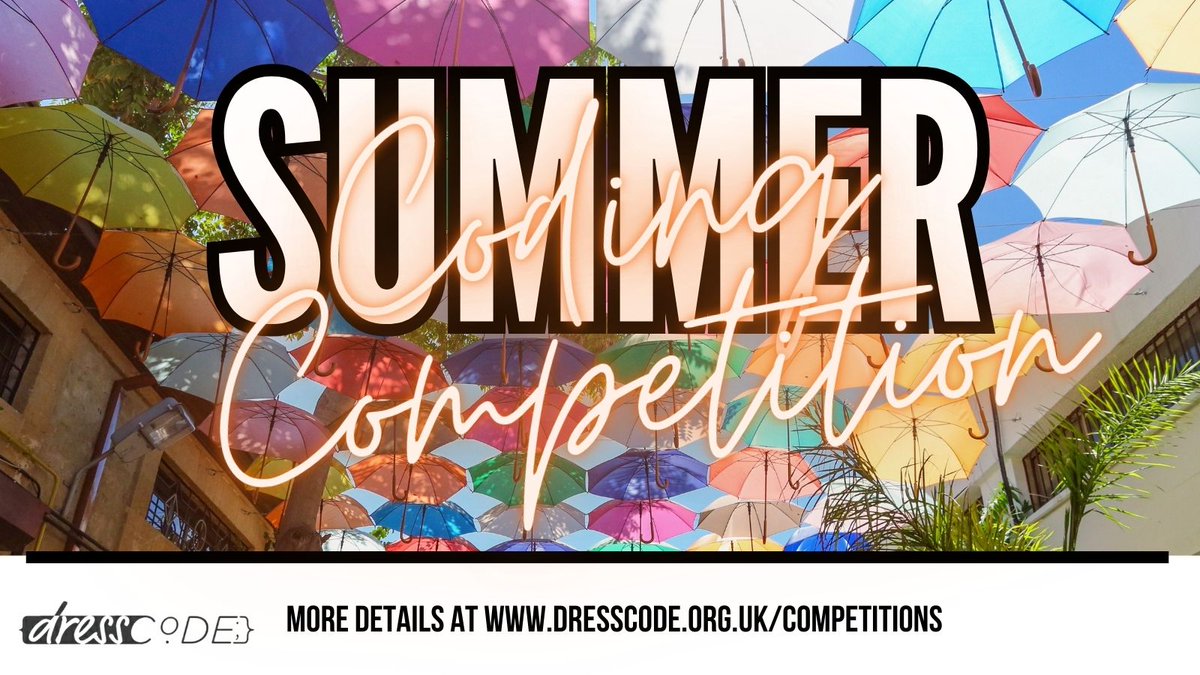 dressCodeHQ's tweet image. Our annual Summer of Code competition is live. Open to all Primary and Secondary pupils! Lots of prizes to give away dresscode.org.uk/competitions
#ChooseComputingScience #ClosingTheGenderGap #edutwitter #computing #caschat #STEM #SummerOfCode