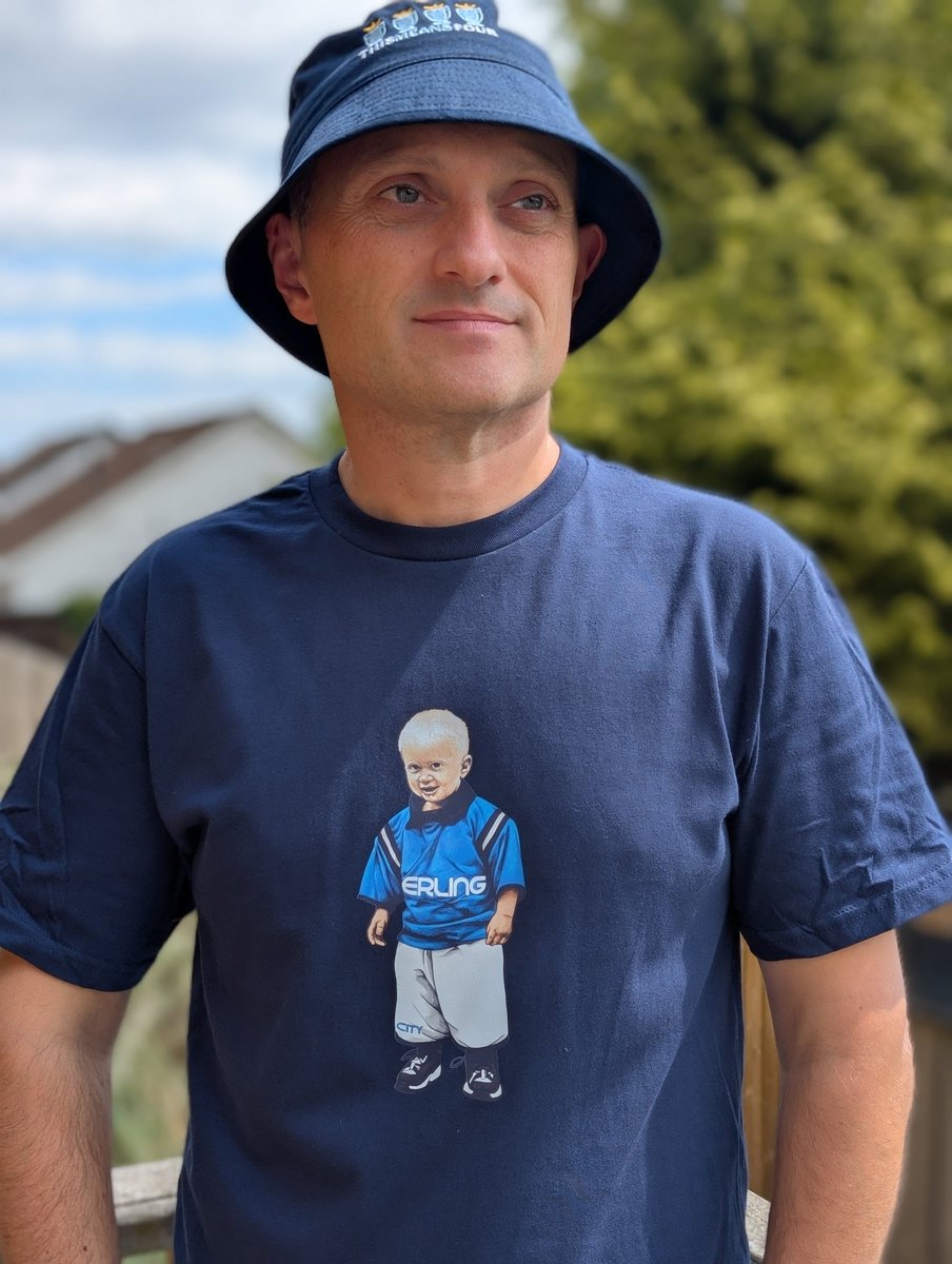 Matchday competition 

Win a Little Erling Tshirt 

Retweet to enter 

If Erling scores first and City win we'll give away a T-shirt to a follower who retweets 

Good luck and cmon City 

All tshirts are 3 for 2 this summer 
Get yours here thegingerwigscitygifts.com/t-shirts-4-c.a…