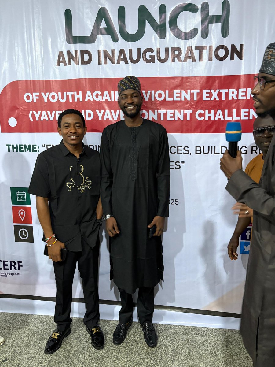 extremism within our zones, explored solutions, and examined mobilisation efforts tailored to address the challenges peculiar to Nigeria while networking with inspiring youth advocates championing peace through civic engagement

The YAVE platform is not just a project; it is a