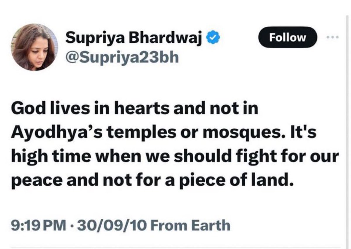Congress coolie masquerading as Neutral Journo since 2010, carrying out the Agenda reporting since decades.

Today she is the personal media adviser to Rahul Gandhi