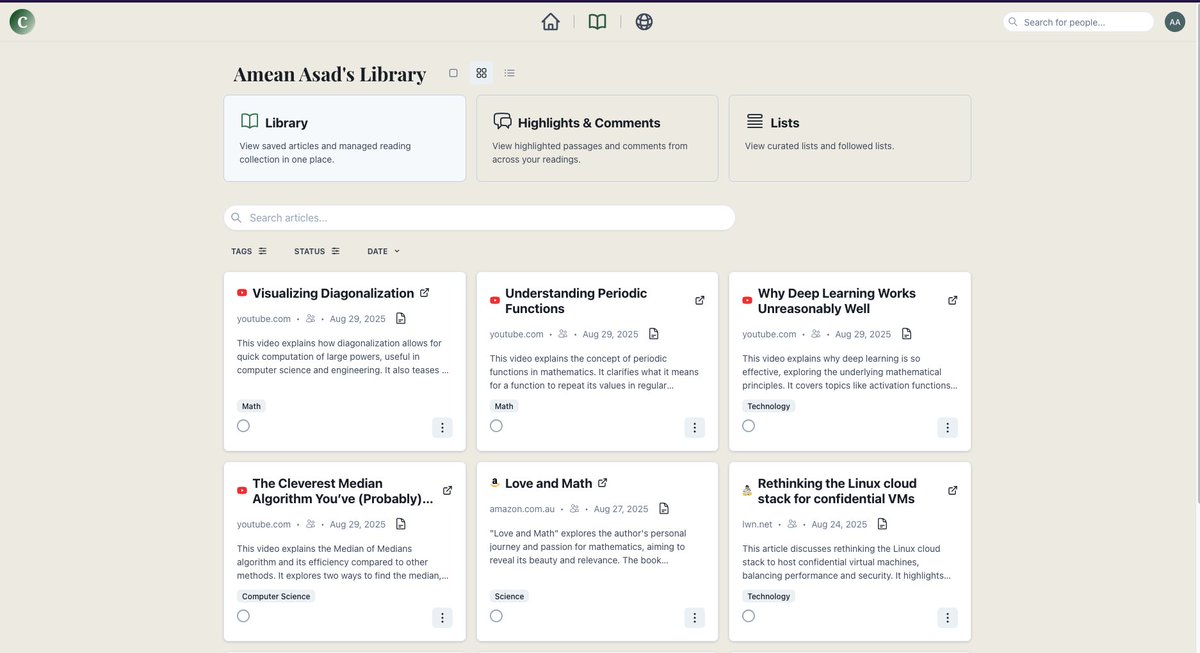 new commonplace update dropped
