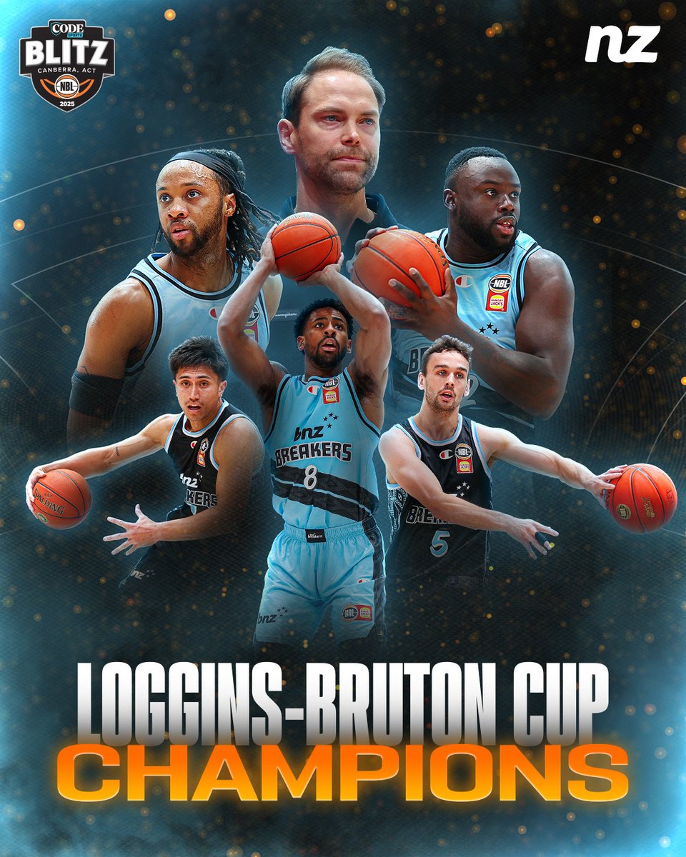 The <a href="/NZBreakers/">BNZ Breakers</a> have won the 2025 Loggins-Bruton Cup, after an impressive CODE Sports NBL Blitz campaign 🏆

<a href="/visitcanberra/">VisitCanberra</a> <a href="/codesportsau/">CODE Sports</a>