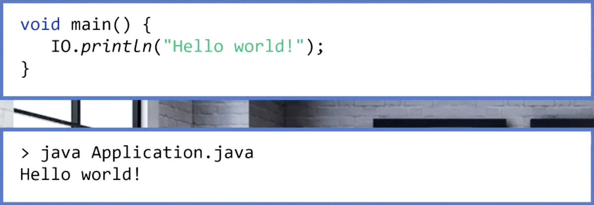 yngmisu's tweet image. in java 25 you no longer have to use javac to run single files