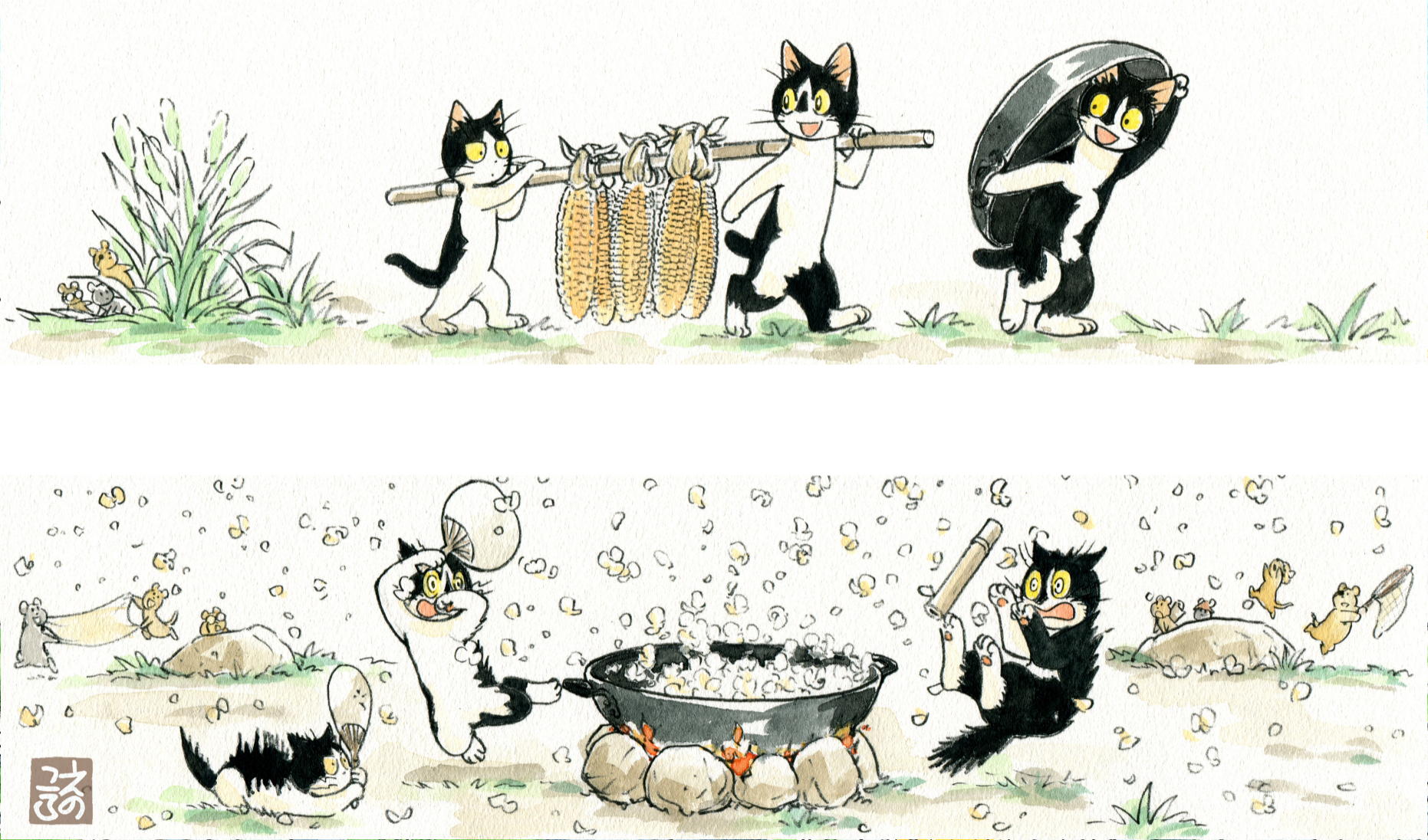 えのころ工房◎猫絵 on X: 