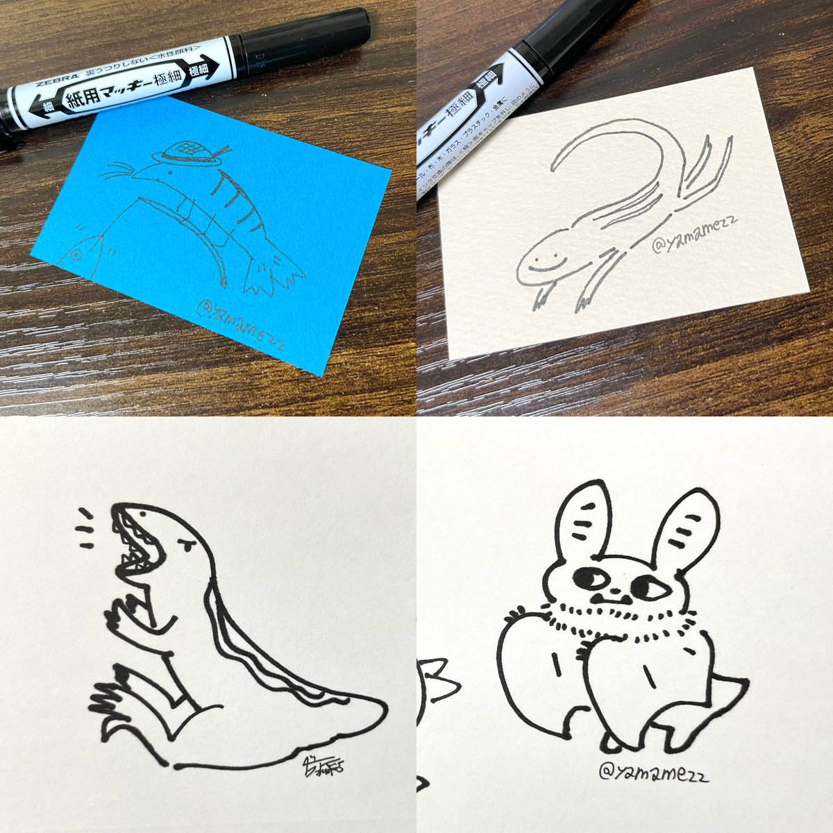 #今月描いた絵を晒そう

ぬいぐるみ制作に追われて全然描けてない…!! 