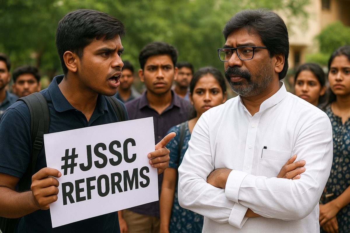 vishalsirsvi's tweet photo. एक मुख्यमंत्री की जिम्मेदारी परिवार के अभिभावक की तरह होती है आज राज्य के बच्चे पीड़ित है और आपसे विनती कर रहे है कृपया इनकी सुने इनकी Pending भर्ती परीक्षाओं को ले , नई भर्ती लाए , JSSC के कार्यप्रणाली में सुधार लाए ! 

#JSSC_REFORMS 

@HemantSorenJMM @JharkhandCMO https://t.co/Sy5qLESwXc