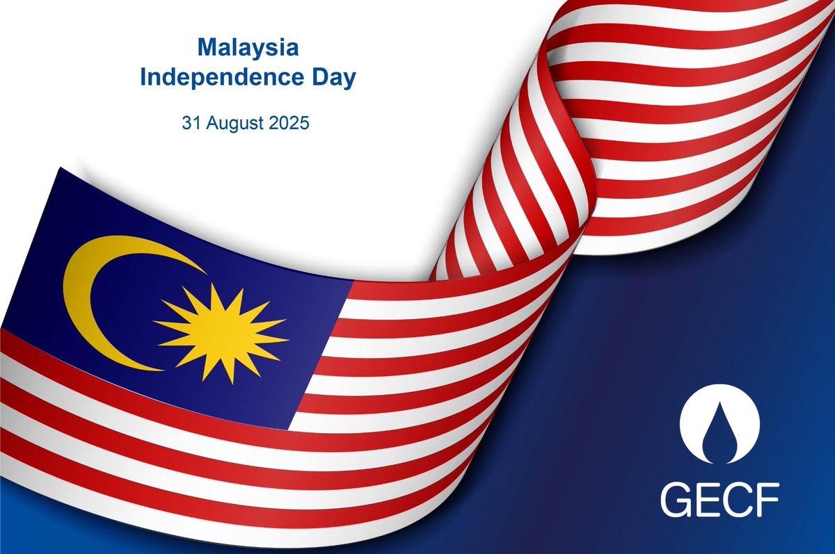 The #GECF congratulates the leadership and people of Malaysia on the occasion of their Independence Day and extends the warmest wishes for continued peace, prosperity, and happiness. #Malaysia #IndependenceDay