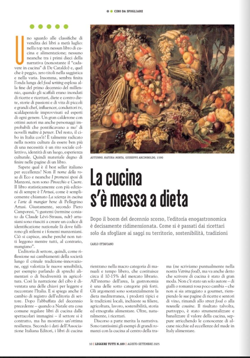 Cibo da leggere: le mie segnalazioni da Leggere Tutti di agosto