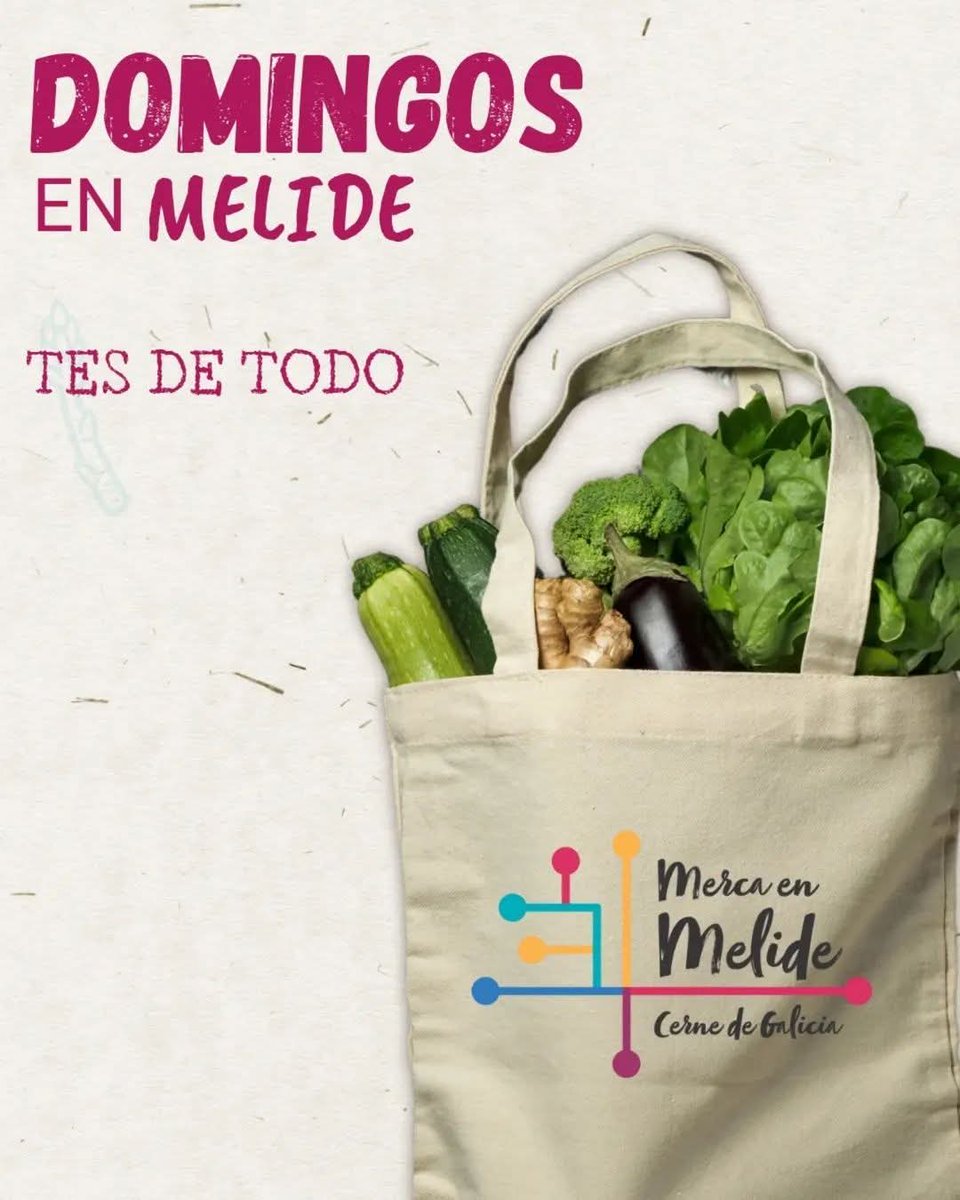 👏 Hoxe é día de 𝗙𝗘𝗜𝗥𝗔 no <a href="/Concello_Melide/">Concello de Melide</a> 🛍

Aproveita esta mañá solleira🌞 para facer as túas compras😃
