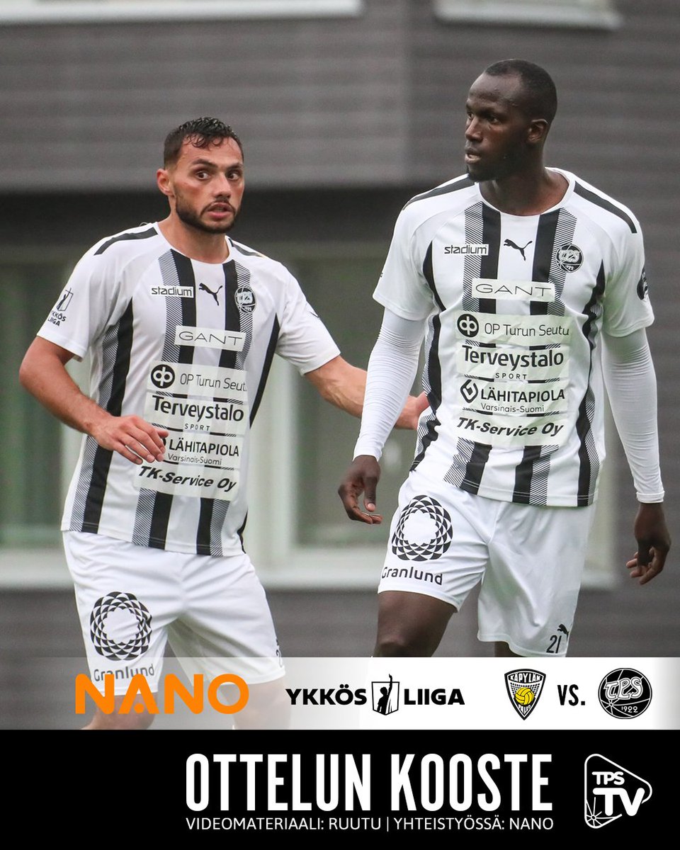 Kuuden maalin ilta Brahenkentällä. Kooste KäPan ja TPS:n välisestä Ykkösliiga-ottelusta on nyt katsottavissa TPS TV:ssä.

📺 Katso video: youtube.com/watch?v=4xpy2f…

📸 <a href="/Tiina_P/">Tiina Pirilä</a> 
#FCTPS #Ykkösliiga