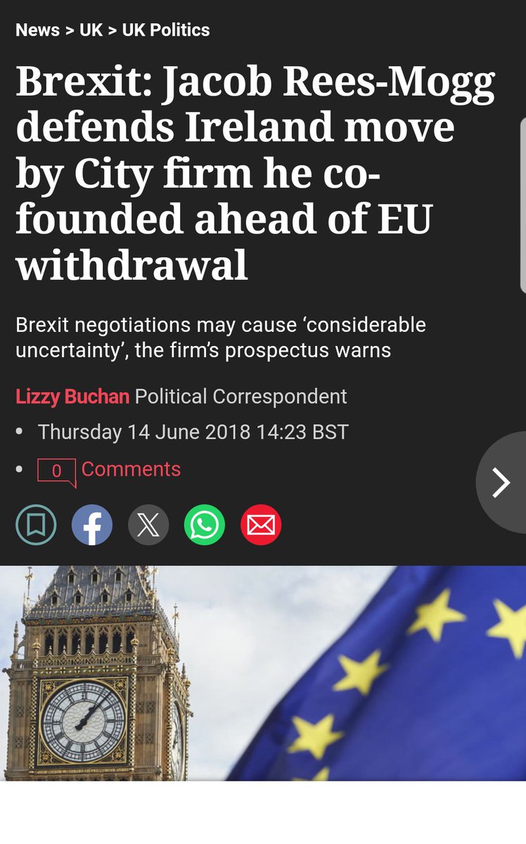 BW92887702's tweet photo. @Jacob_Rees_Mogg Talking of which, remember this? If only the uneducated and angry mob you peddle your rubbish to had the intelligence and insight to see through you. I'd make the Sovereign Individual part of the national curriculum so students are aware of what you truly stand for. https://t.co/MxtTnTq21e