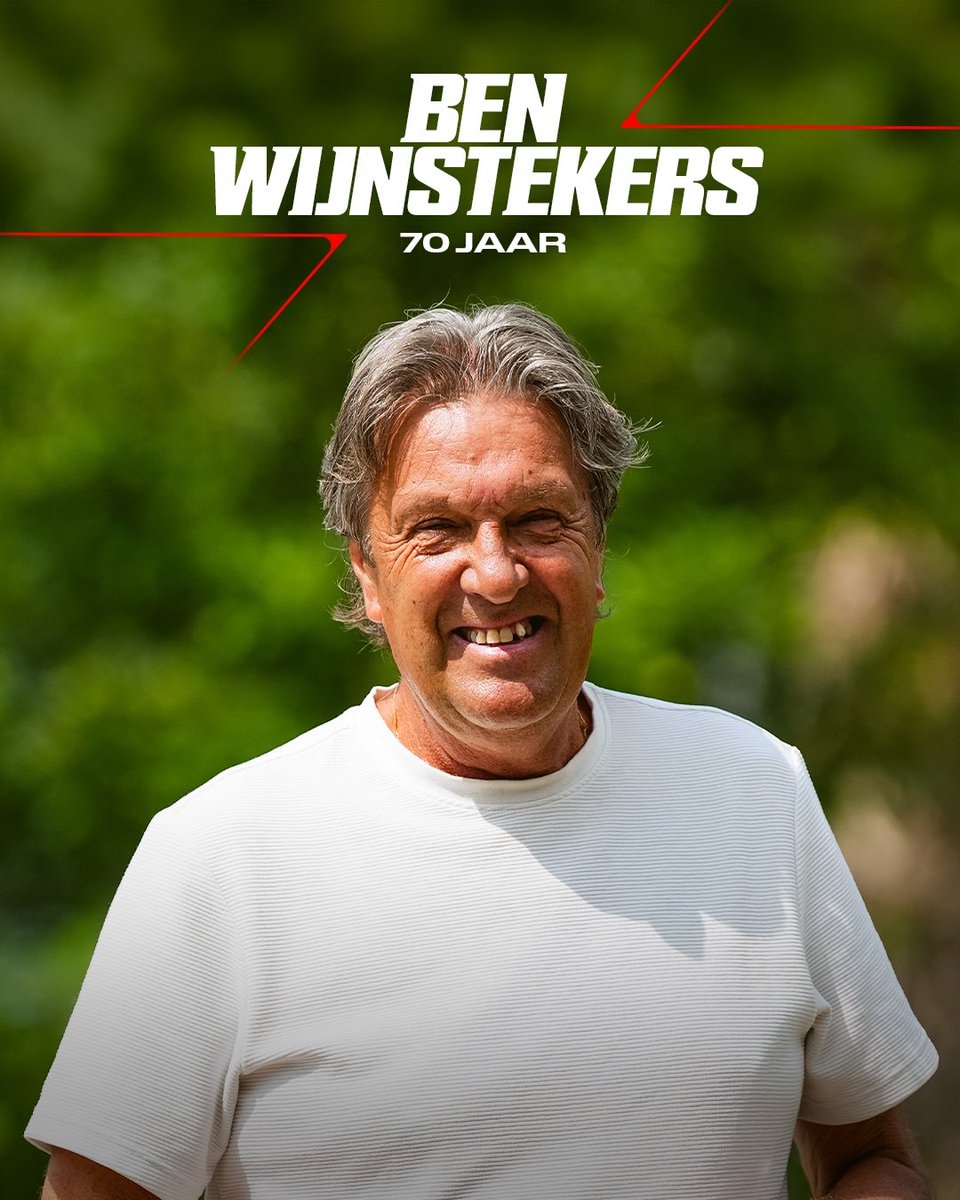 70 jaar. Een leven lang Feyenoorder.

Ben Wijnstekers, namens ons allemaal: van harte gefeliciteerd! ❤️🤍🖤
